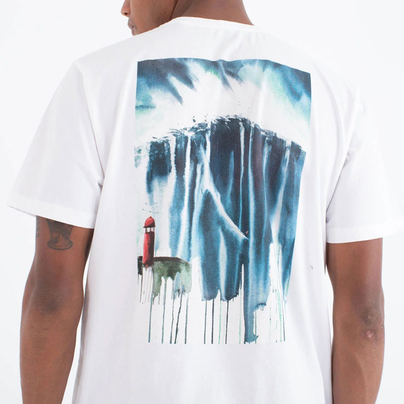 Camiseta Hurley: Nazare Art Tee (White)