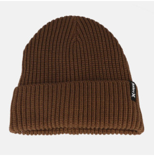 Gorro Hurley: M Max Fleece Cuff 3.0 Beanie (Brown)