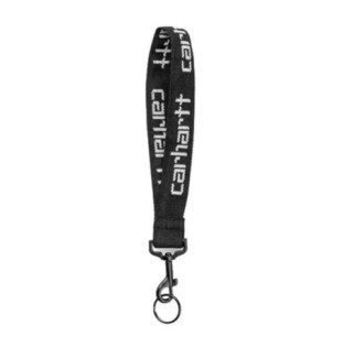 Llavero Carhartt WIP: Script Keyholder (Black White)