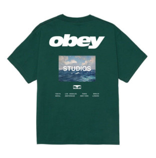 Camiseta Obey: Obey Wave (Rainforest)