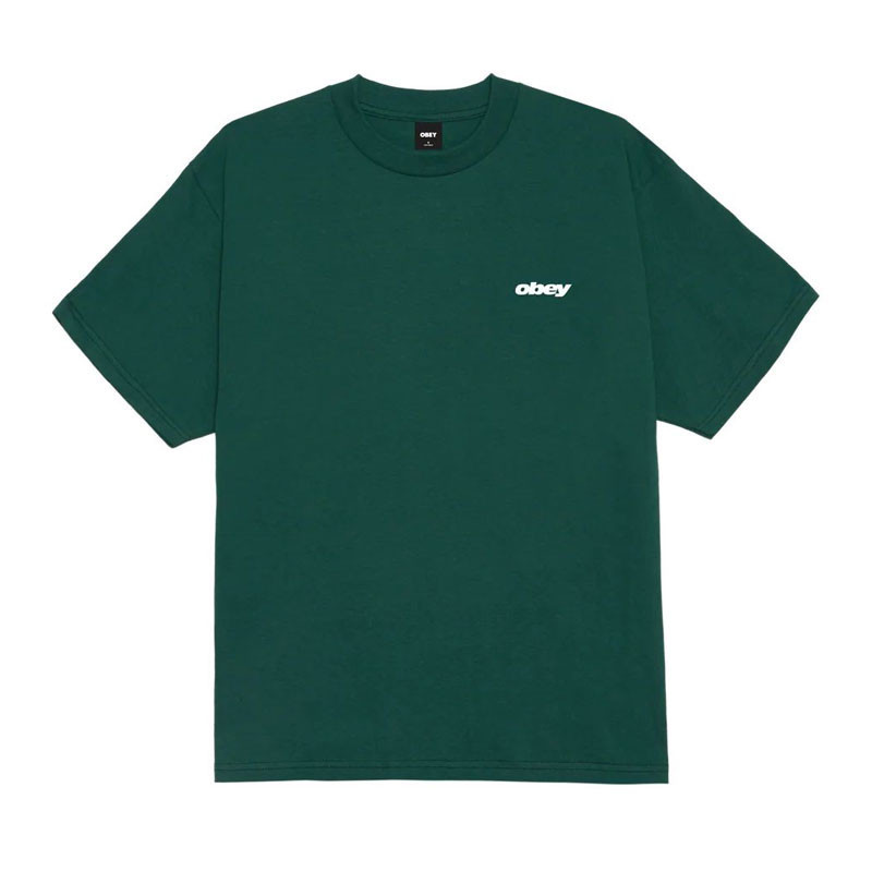 Camiseta Obey: Obey Wave (Rainforest)