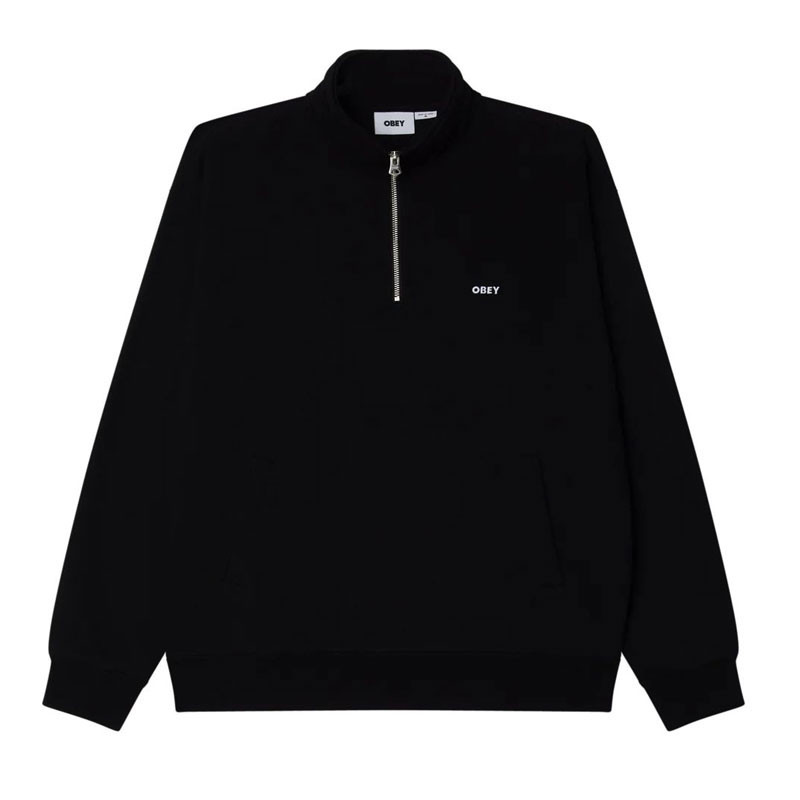 Sudadera Obey: Established Works Bold Mocknk (Black)