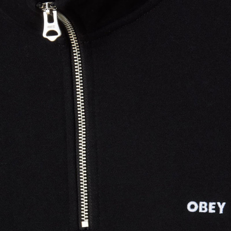 Sudadera Obey: Established Works Bold Mocknk (Black)