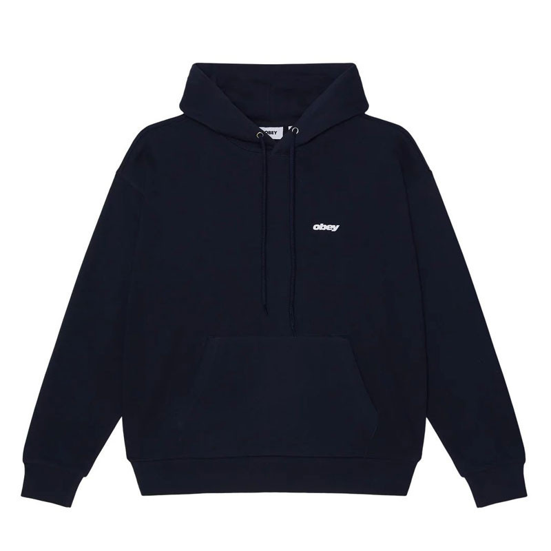 Sudadera Obey: Obey League Hood (Total Eclipse)