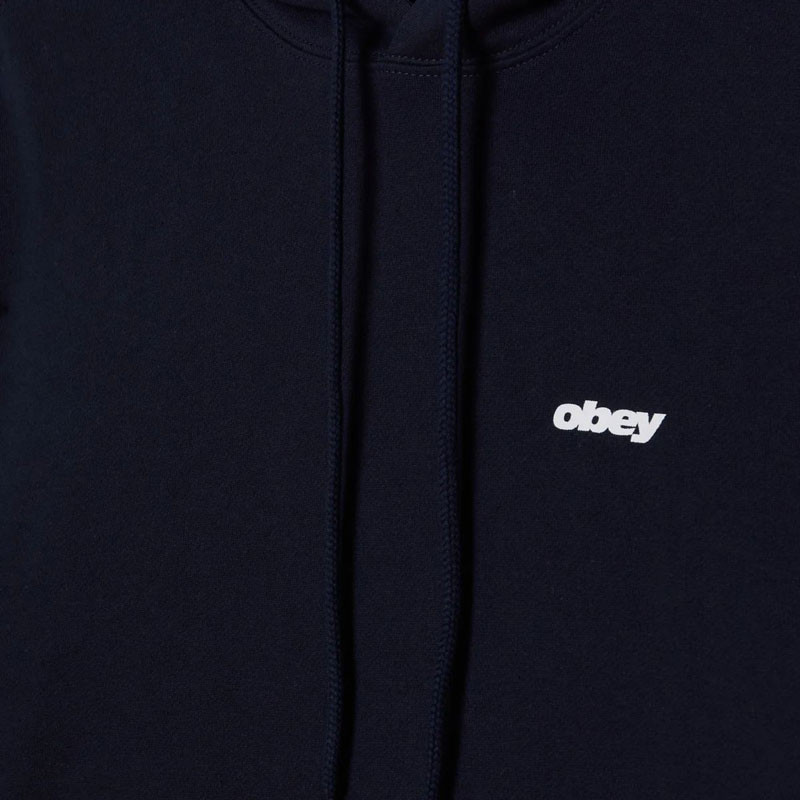 Sudadera Obey: Obey League Hood (Total Eclipse)