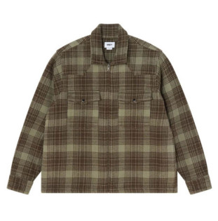 Chaqueta Obey: Willie Zip Shirt Jacket (Turk Coffee Mult)
