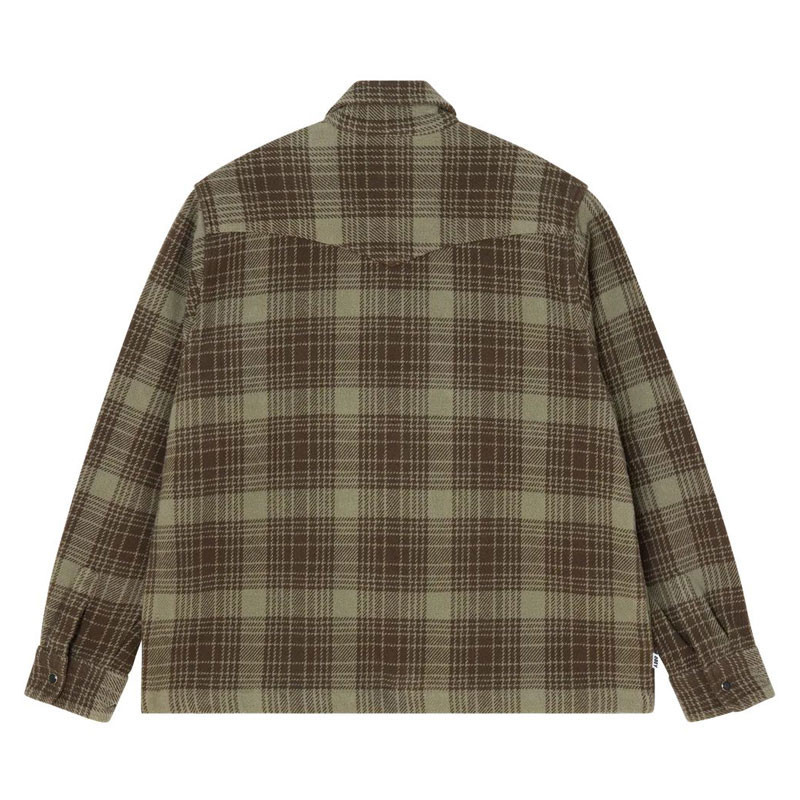 Chaqueta Obey: Willie Zip Shirt Jacket (Turk Coffee Mult)