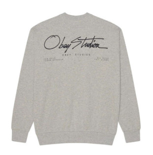 Sudadera Obey: Obey Autograph Crew (Ash Grey)