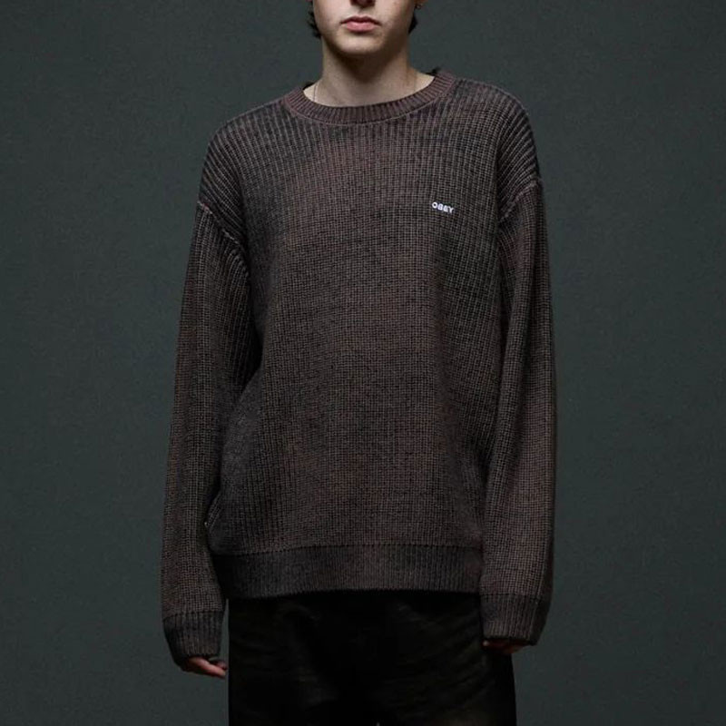 Jersey Obey: Obey Spray Effect Sweater (Morel Multi)