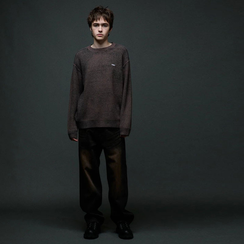 Jersey Obey: Obey Spray Effect Sweater (Morel Multi)