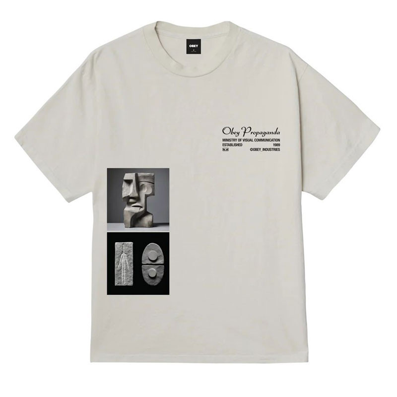 Camiseta Obey: Obey Ministry (Pigment Chalk White)