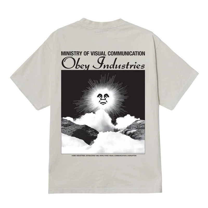 Camiseta Obey: Obey Ministry (Pigment Chalk White)
