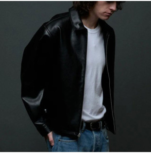 Chaqueta Obey: Obey Workman Pu Jacket (Black)