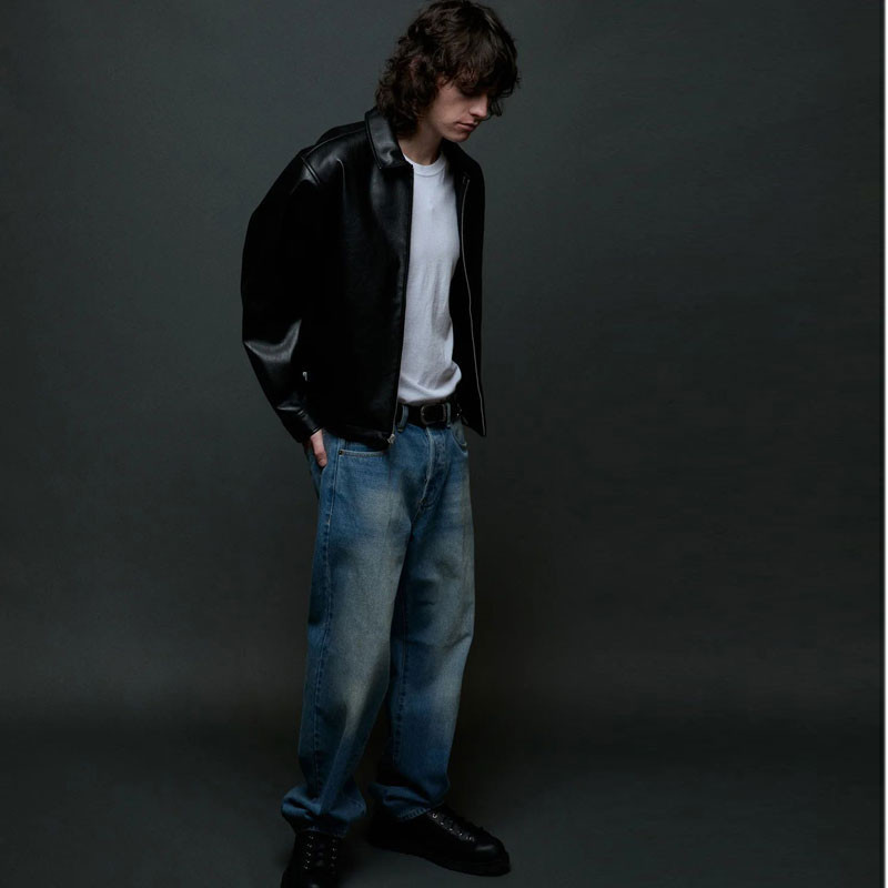 Chaqueta Obey: Obey Workman Pu Jacket (Black)