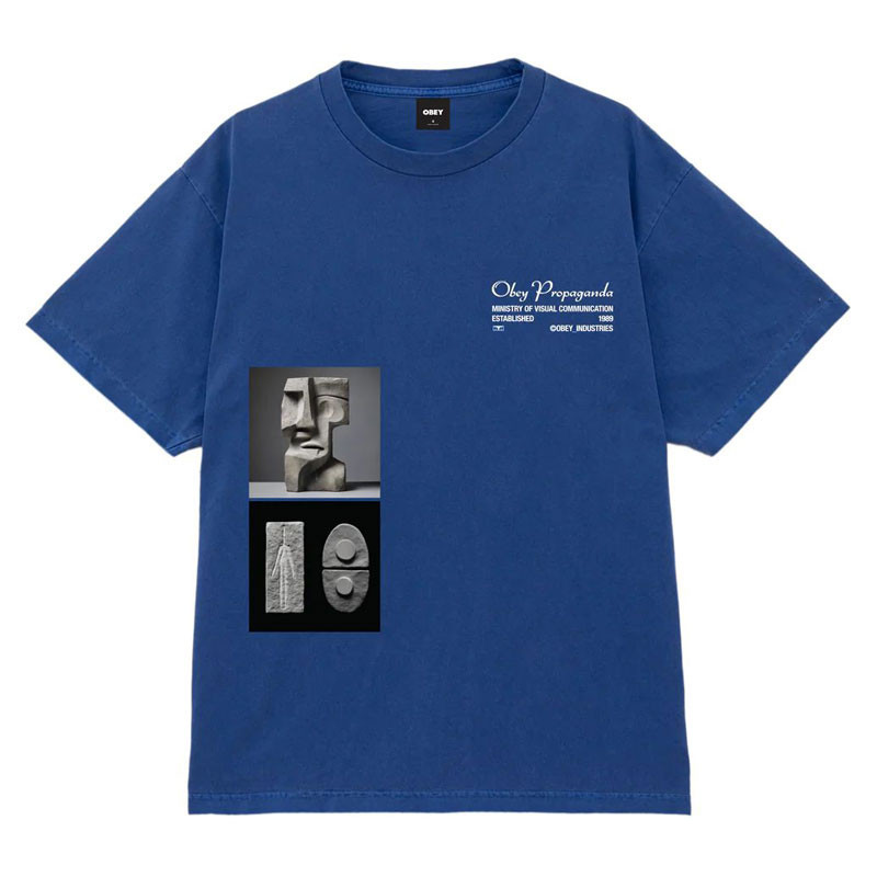 Camiseta Obey: Obey Ministry (Pigment Electric Indigo)