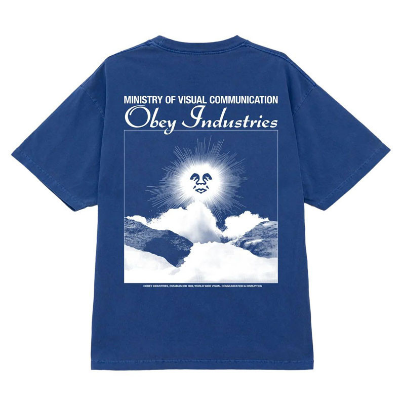 Camiseta Obey: Obey Ministry (Pigment Electric Indigo)