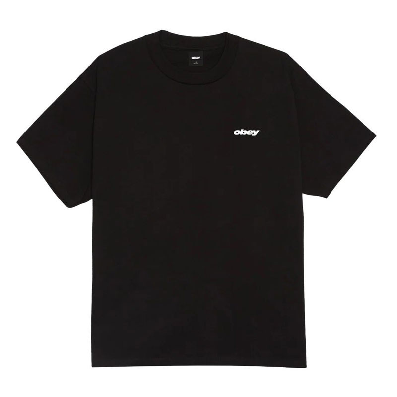 Camiseta Obey: Obey Real Spill (Black)