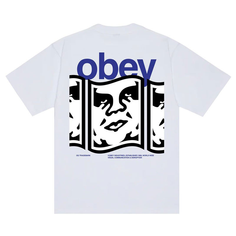 Camiseta Obey: Obey Disruption (White)