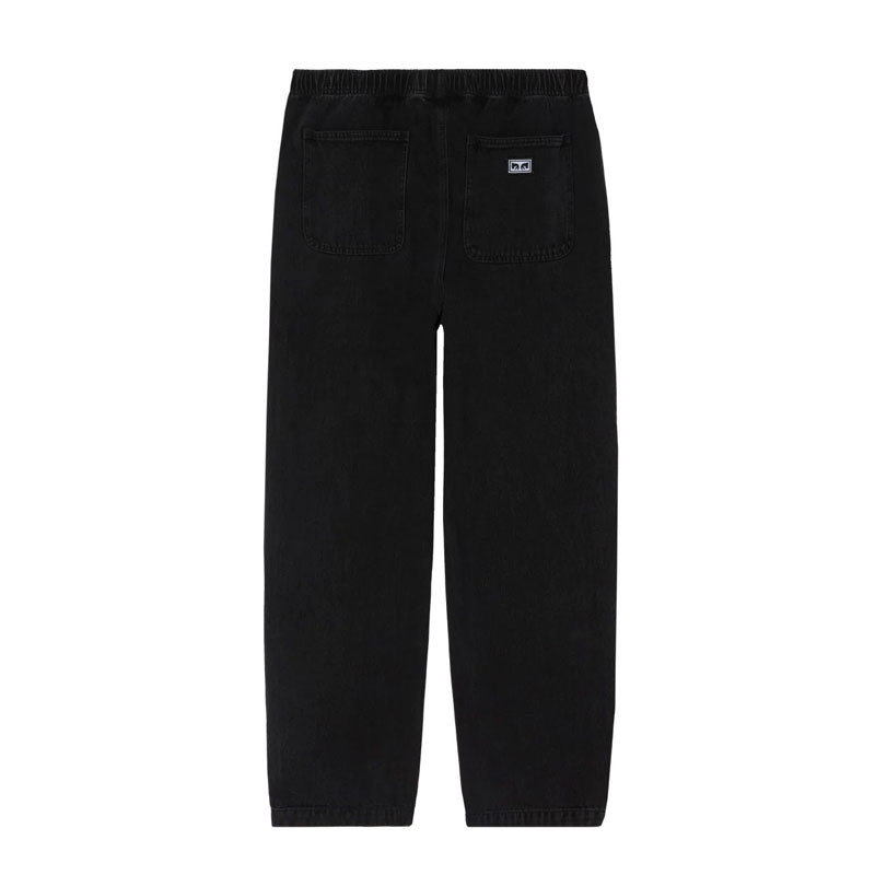 Pantalón Obey: Easy Denim Pant (Washed Black)