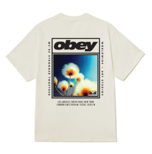 Camiseta Obey: Obey Stronger Together (Vintage White)