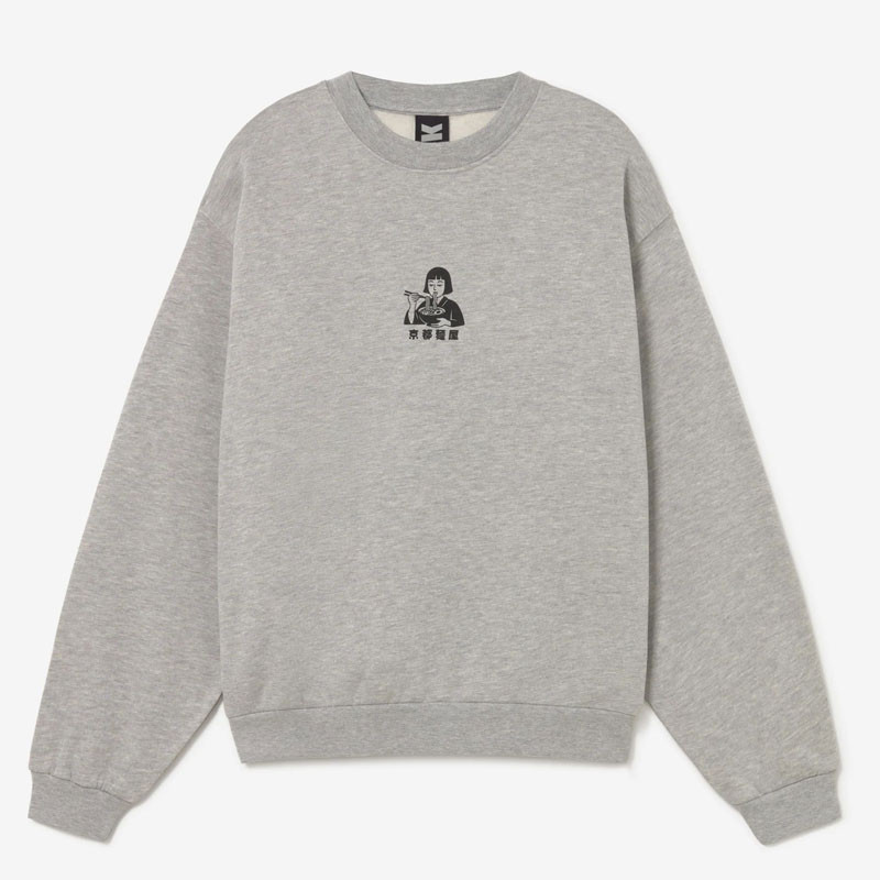 Sudadera Kaotiko: Crew Ramen House (Gray)