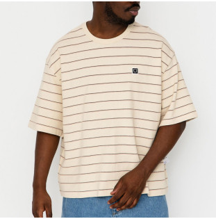 Camiseta Brixton: Shield Pique SS Boxy Kt (Wtc Sea Fo Pn Br)