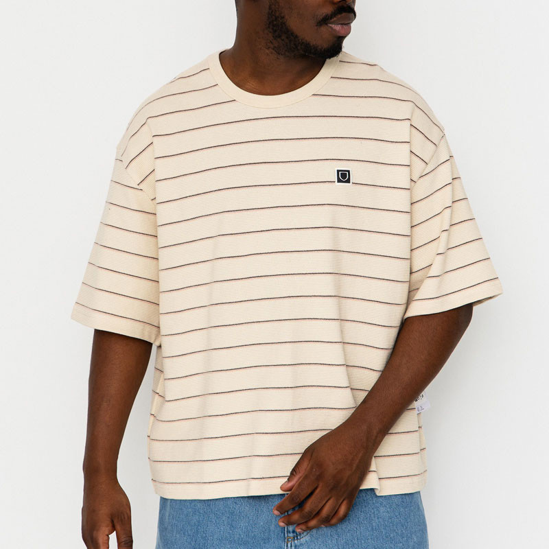 Camiseta Brixton: Shield Pique SS Boxy Kt (Wtc Sea Fo Pn Br)