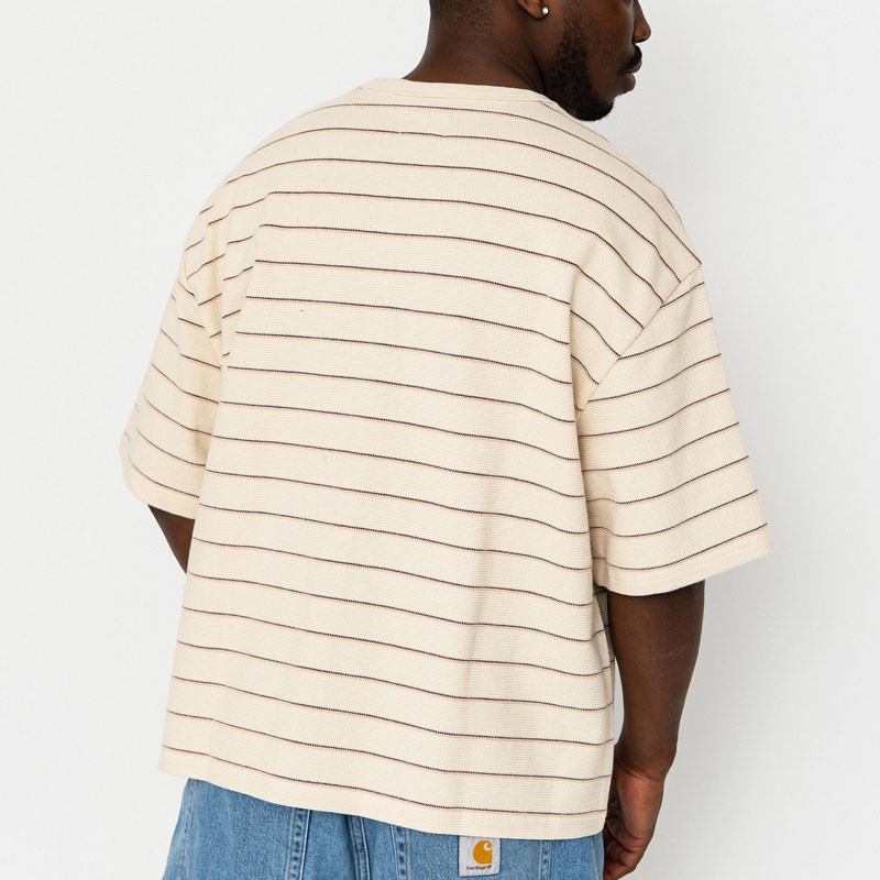 Camiseta Brixton: Shield Pique SS Boxy Kt (Wtc Sea Fo Pn Br)