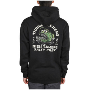 Sudadera Salty Crew: Angler Fish Monst Hoodie (Black)