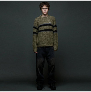 Jersey Obey: Obey Alden Sweater (Green Multi)