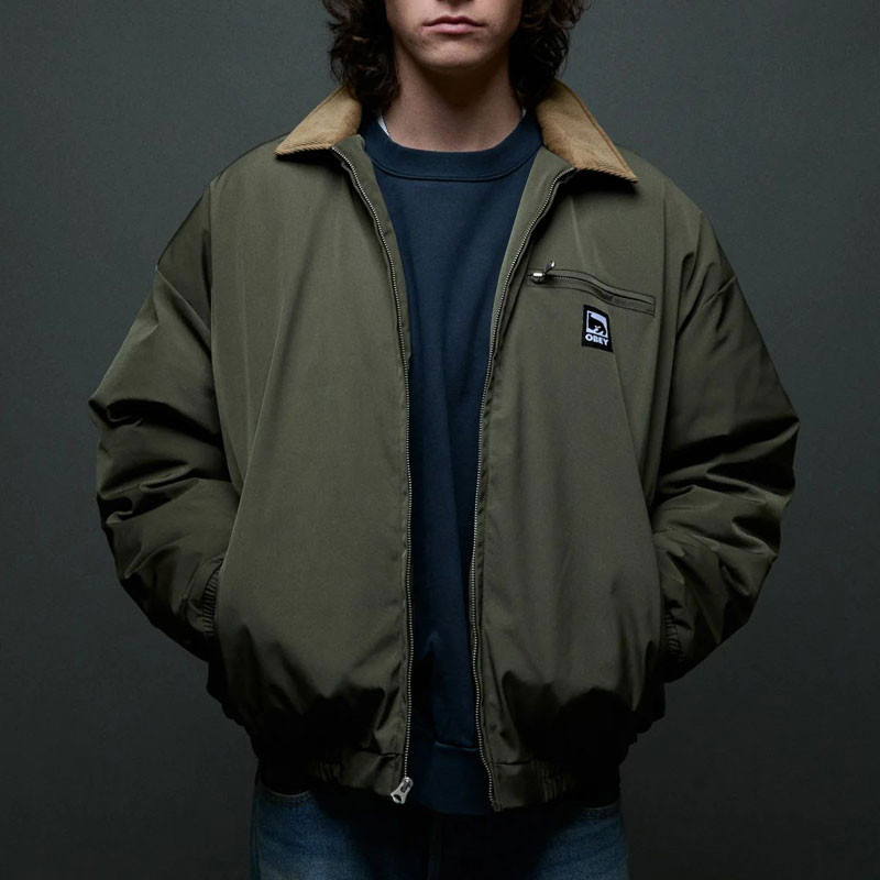 Chaqueta Obey: Obey Elysian Jacket (Grape Leaf)