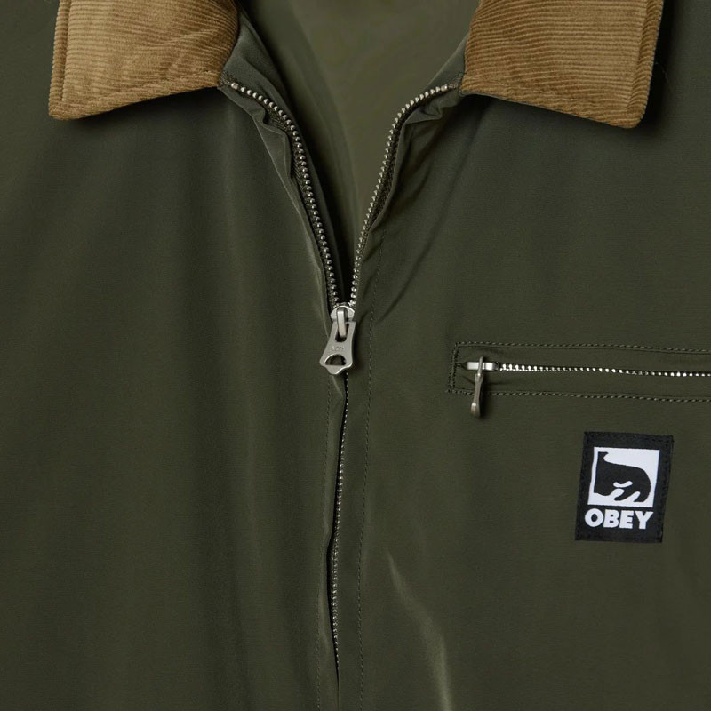 Chaqueta Obey: Obey Elysian Jacket (Grape Leaf)