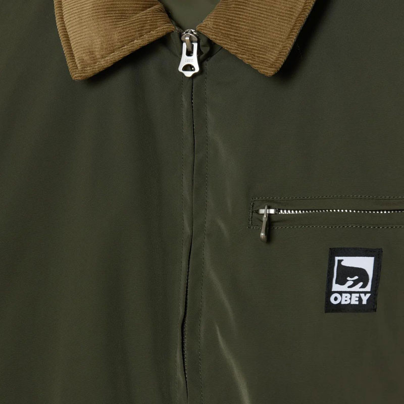 Chaqueta Obey: Obey Elysian Jacket (Grape Leaf)