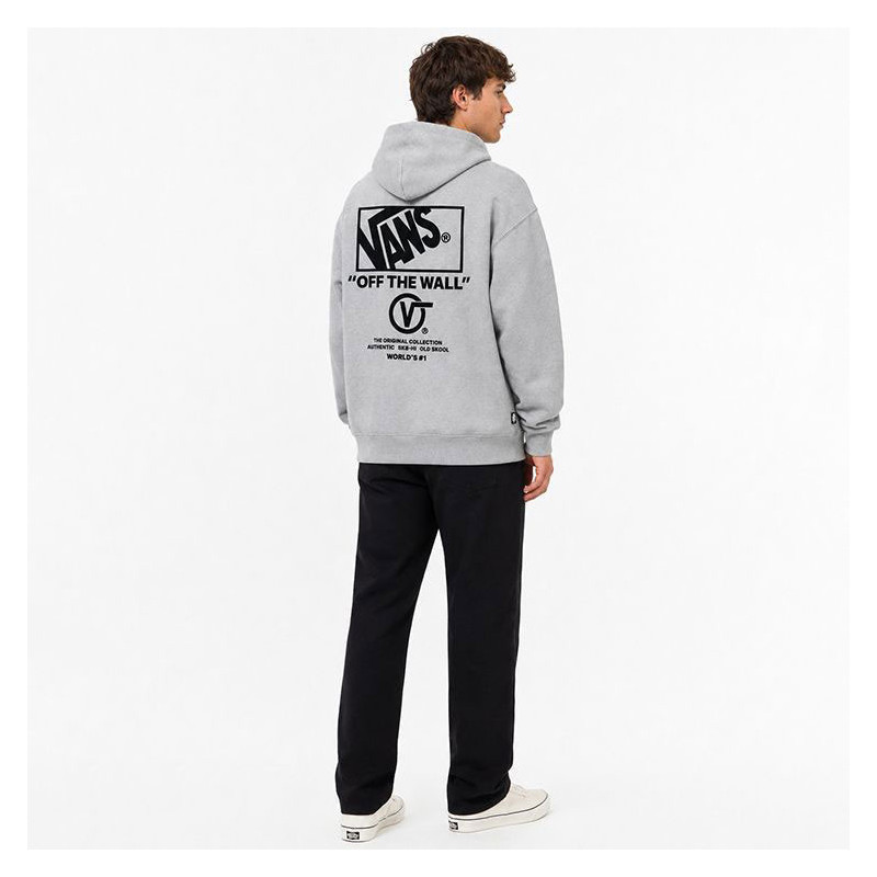 Sudadera Vans: Stacked Hi Pullover (Cement Heather)