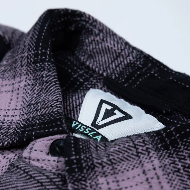 Camisa Vissla: Foxy Shirt (Dusty Lilac)