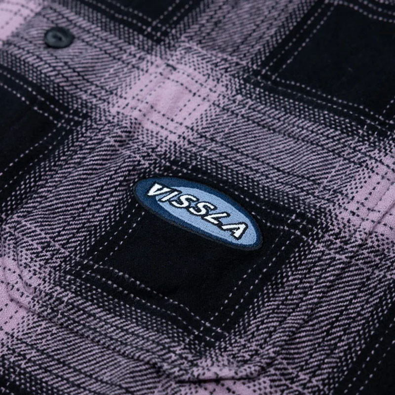 Camisa Vissla: Foxy Shirt (Dusty Lilac)