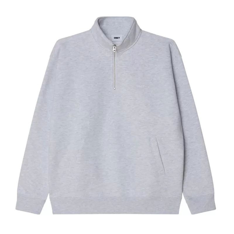 Sudadera Obey: Established Works Bold Mocknk (Ash Grey)