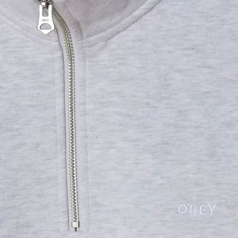 Sudadera Obey: Established Works Bold Mocknk (Ash Grey)