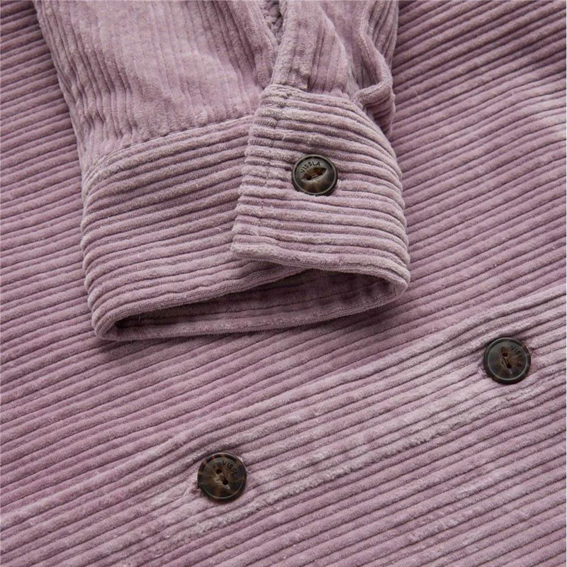 Camisa Vissla: Blinker Cord Overshirt (Periwinkle)
