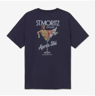 Camiseta Kaotiko: SS Regular Snow (Cocktail Blue)