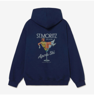 Sudadera Kaotiko: Hoodie Oversize Snow (Cocktail Blue)