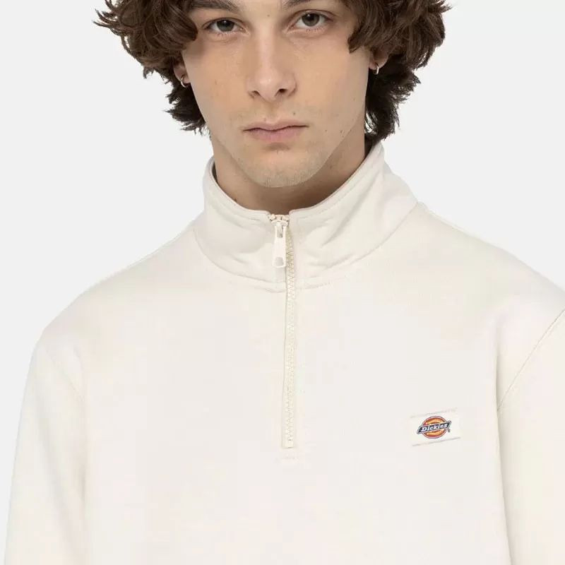 Sudadera Dickies: Oakport Quarter Zip (Whitecap Gray)