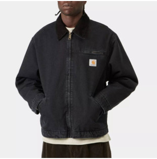 Chaqueta Carhartt WIP: OG Detroit Jacket (Black Black Stone Wash)