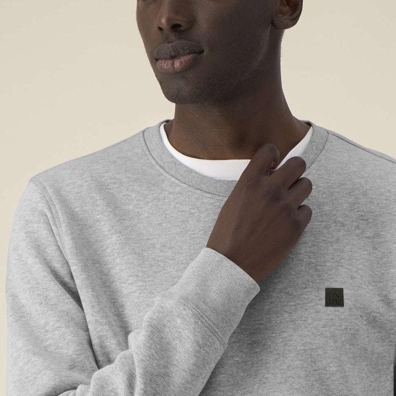 Sudadera Atlas: Roka Crew (Heather Grey)