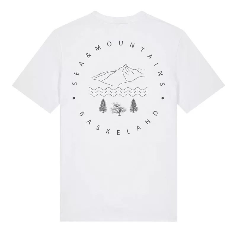Camiseta Atlas: Itsas & Mendi Tee 2.0 (White Forest)