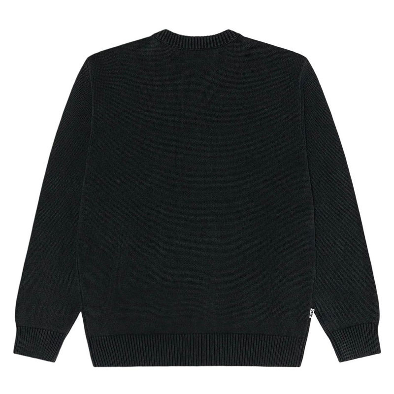 Jersey Obey: Fade Wash Speed Logo Sweater (Digital Blk)