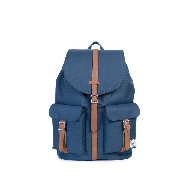 Mochila Herschel: Dawson (Navy Tan Synthetic Leather)