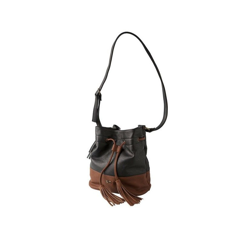 Bolso Loreak Mendian: W BORLA (BLACK NATURAL)