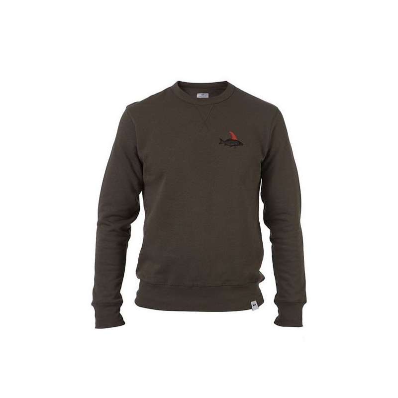 Sudadera Loreak Mendian: PEZ TXIKI CREW PRINTED (KHAKI)