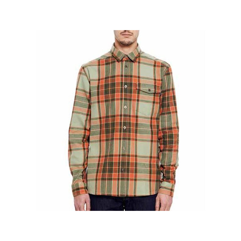 Camisa WESC: ABDON LS (OIL GREEN)